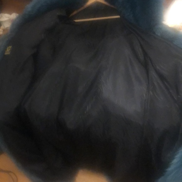 Greece origin green dyed fox coat - Picture 6 of 11